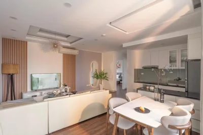 Apartamento de dos dormitorios con vistas a la ciudad — The Fifth Home Thao Dien